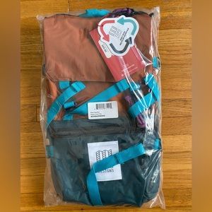 NWT Topo Designs Rover Pack Mini - Botanic Green/Clay
